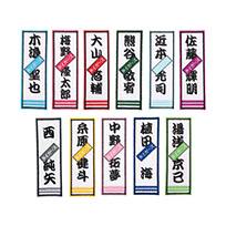 千社札グリッターワッペン