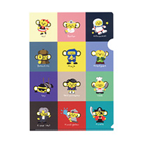 【SALE】A4クリアファイル（職業）