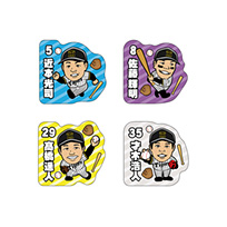 【SALE】レトロ似顔絵マグネットステッカー