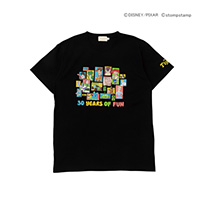 【SALE】トイ・ストーリー / 30th Tシャツ（ブラック・130cm）