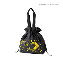 SNOOPY 絞り巾着型トートバッグ